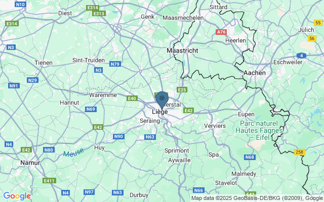 Kaart met locatie La Batte